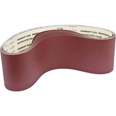 Holzmann SBM100LSET Set di 10 nastri abrasivi P60-P120 Holzmann SBM100LSET Set di 10 nastri abrasivi P60-P120