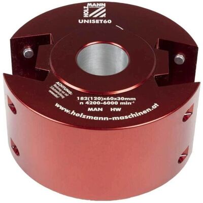 Holzmann UNISET60 Cabezal de Perfilado - 182x60x30mm Holzmann UNISET60 Cabezal de Perfilado - 182x60x30mm
