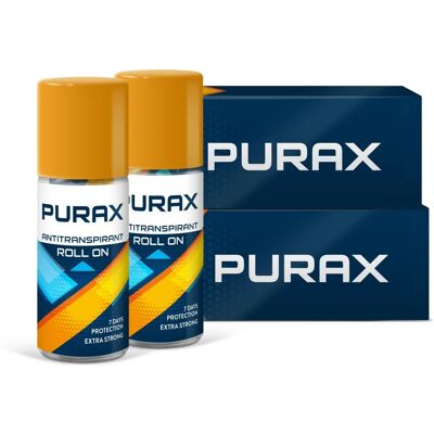 Purax Extra-Stark Doppelpack Antitranspirant Roll-On 50ml Purax Extra-Stark Doppelpack Antitranspirant Roll-On 50ml