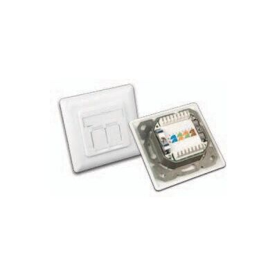 Prise réseau Wirewin DD-TRIO-C6 UP2 WS - Blanc Prise réseau Wirewin DD-TRIO-C6 UP2 WS - Blanc