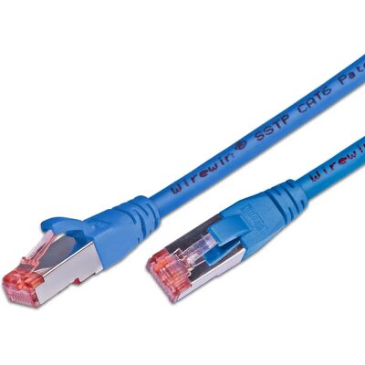Triotronik - S/FTP CAT6 3m - Blu - RJ-45 - Cavo Triotronik - S/FTP CAT6 3m - Blu - RJ-45 - Cavo