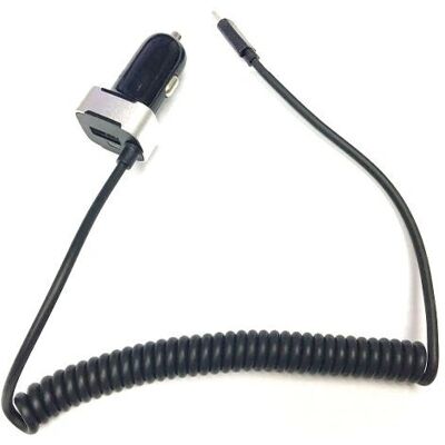 Felixx CC-2A4-TC Chargeur voiture - Double USB, Noir/Argent Felixx CC-2A4-TC Chargeur voiture - Double USB, Noir/Argent