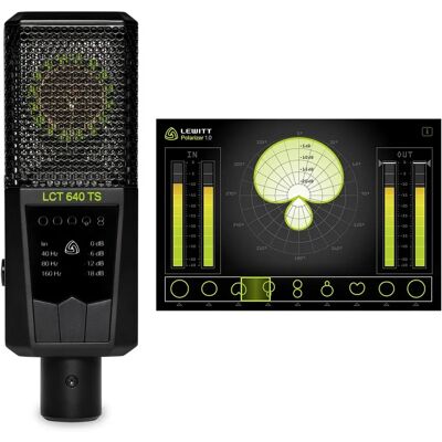 Lewitt LCT 640 TS Condenser Microphone - Dual Output - Multi Pattern Lewitt LCT 640 TS Condenser Microphone - Dual Output - Multi Pattern