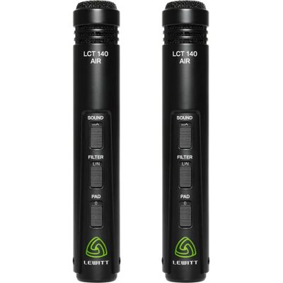 Lewitt LCT 140 AIR Microphone Stereo Pair - Condenser Lewitt LCT 140 AIR Microphone Stereo Pair - Condenser