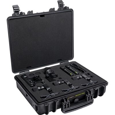 Lewitt Beatkit Pro - Zestaw mikrofonów do perkusji, czarny Lewitt Beatkit Pro - Zestaw mikrofonów do perkusji, czarny