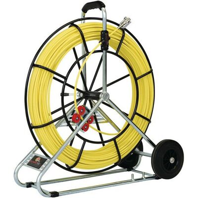 Runpotec Glasfaserstab - 100m - 9mm - Robuster Kabelzug - Rohrdurchmesser 60-200mm Runpotec Glasfaserstab - 100m - 9mm - Robuster Kabelzug - Rohrdurchmesser 60-200mm