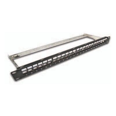 Wirewin TKS PANEL 24 Pannello di Collegamento Nero - Patch Panel Wirewin TKS PANEL 24 Pannello di Collegamento Nero - Patch Panel