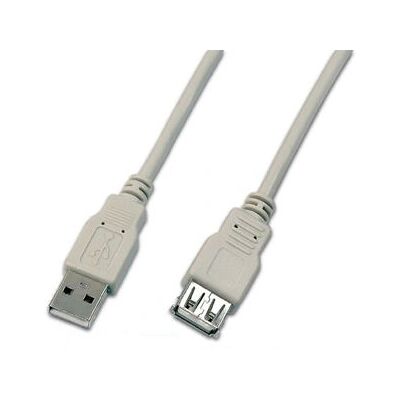 Wirewin USB 2.0 A-A Kabel - 2m Grau Wirewin USB 2.0 A-A Kabel - 2m Grau