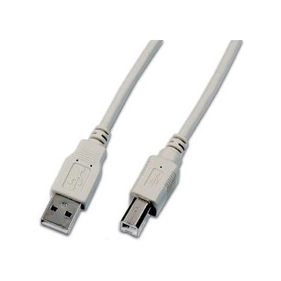 Wirewin USB A-B 1m Grau - USB Kabel Wirewin USB A-B 1m Grau - USB Kabel