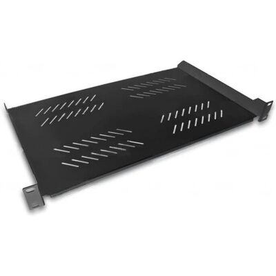 Wirewin 19" 1HE Fachboden - Schwarz - 50 Kg Wirewin 19" 1HE Fachboden - Schwarz - 50 Kg