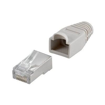 Wirewin - MOD-8-8-S - Grau - RJ-45 Modulare Steckverbindung Wirewin - MOD-8-8-S - Grau - RJ-45 Modulare Steckverbindung