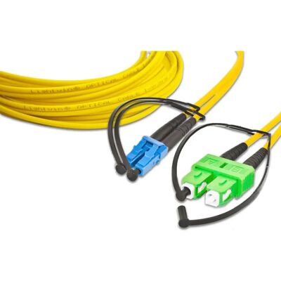 Lightwin LDP-09 LC-SC/APC 5m Fibre Optic Cable - Data Transmission Lightwin LDP-09 LC-SC/APC 5m Fibre Optic Cable - Data Transmission