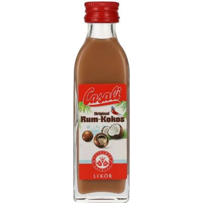 Casali Rum-Kokos Likör - Tropischer Geschmack, 15% - 0,04l Casali Rum-Kokos Likör - Tropischer Geschmack, 15% - 0,04l