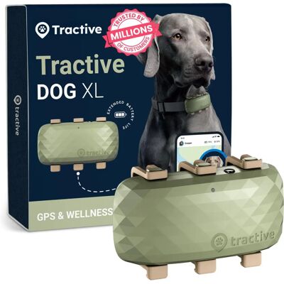 Tractive TRDOG4XLGR GPS - Aktivitet og Sikkerhet for Hunder Tractive TRDOG4XLGR GPS - Aktivitet og Sikkerhet for Hunder