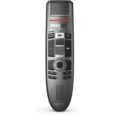 Philips SpeechMike Premium Air Gris - Enregistreur Vocal Sans Fil Philips SpeechMike Premium Air Gris - Enregistreur Vocal Sans Fil