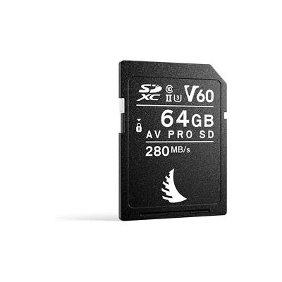 Carte Mémoire Angelbird AV PRO SD MK2 V60 64 Go - UHS-II, V60, U3 - Publicité Carte Mémoire Angelbird AV PRO SD MK2 V60 64 Go - UHS-II, V60, U3 - Publicité