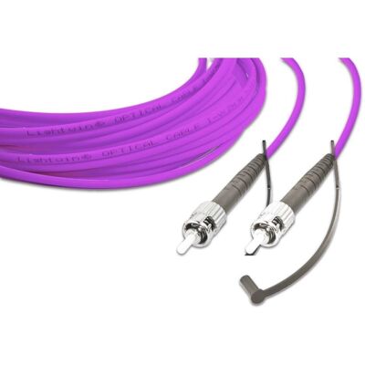 Lightwin - LSP-50 ST-ST 3.0 OM4 - Purple - 3 m - fiber optic cable Lightwin - LSP-50 ST-ST 3.0 OM4 - Purple - 3 m - fiber optic cable