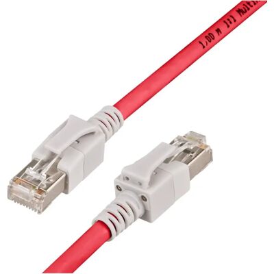 Wirewin Cat.6A LED Patchkabel 3m rot - Netzwerkkabel Wirewin Cat.6A LED Patchkabel 3m rot - Netzwerkkabel