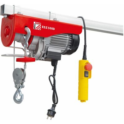 Holzmann ESZ500D Verricello elettrico - 500kg Max, 12m Max Lunghezza Holzmann ESZ500D Verricello elettrico - 500kg Max, 12m Max Lunghezza