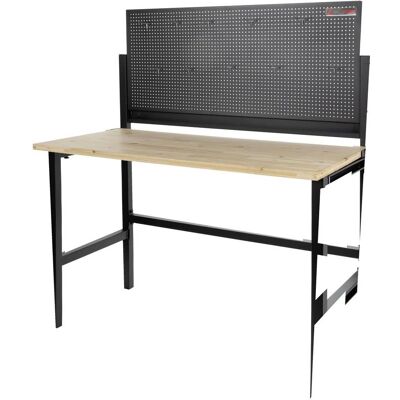 Holzmann WB142FOLD Fällbar arbetsbänk med verktygsbräda Holzmann WB142FOLD Fällbar arbetsbänk med verktygsbräda
