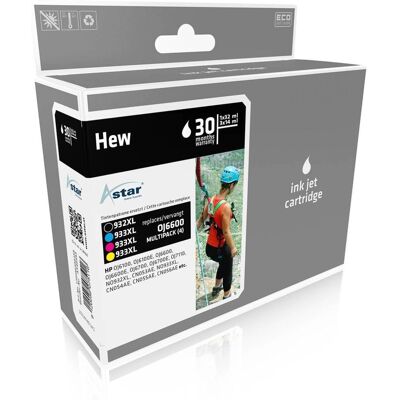 Astar AS46993 Pacco Multiplo di Cartucce - Per HP Officejet Astar AS46993 Pacco Multiplo di Cartucce - Per HP Officejet
