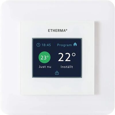 Etherma Weiß eTOUCH-eco Wandthermostat - Programmierbarer Heizthermostat Etherma Weiß eTOUCH-eco Wandthermostat - Programmierbarer Heizthermostat