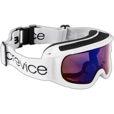 Black Crevice BCR041003 Ski Goggles - White/Smoke Blue Black Crevice BCR041003 Ski Goggles - White/Smoke Blue