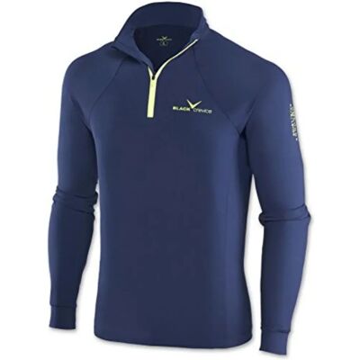 Black Crevice Ski/Running Shirt - Breathable, Warm, Quick Dry Black Crevice Ski/Running Shirt - Breathable, Warm, Quick Dry