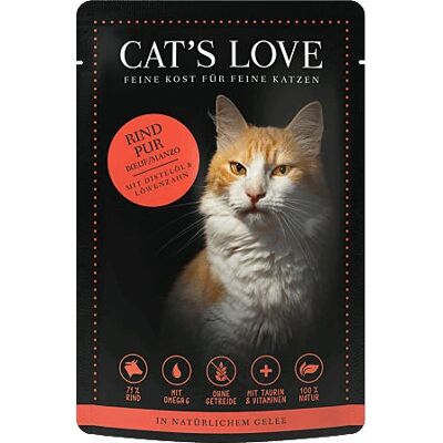 Karma mokra Cat's Love - Różne Smaki - 12x85g Karma mokra Cat's Love - Różne Smaki - 12x85g