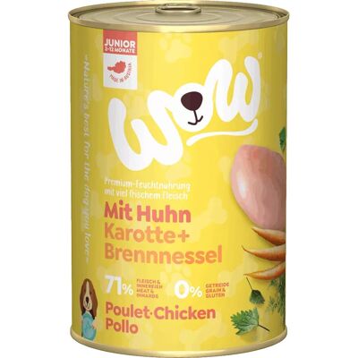 Nourriture humide WOW.Pet WJ00400CH pour chiens - Riche en nutriments pour chiots et jeunes Nourriture humide WOW.Pet WJ00400CH pour chiens - Riche en nutriments pour chiots et jeunes