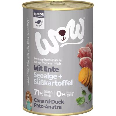 WOW.Pet WS00400DU Nourriture humide pour chiens seniors - Viande fraîche & légumes WOW.Pet WS00400DU Nourriture humide pour chiens seniors - Viande fraîche & légumes