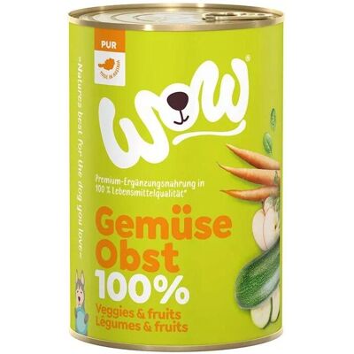 Nourriture pour chiens WOW.Pet - 400g, Végétarien & Viande, 6x400g Nourriture pour chiens WOW.Pet - 400g, Végétarien & Viande, 6x400g