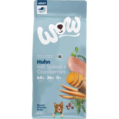 WOW.Pet WDA6000CH Hundetrockenfutter - Erwachsene Huhn mit Cranberries WOW.Pet WDA6000CH Hundetrockenfutter - Erwachsene Huhn mit Cranberries