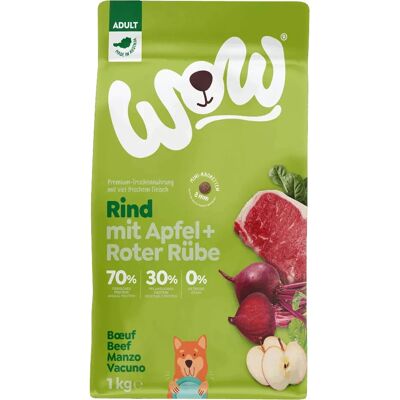 WOW.Pet WDA1000BE Hundefutter - Apfel, Rind, Rote Rübe - Erwachsene WOW.Pet WDA1000BE Hundefutter - Apfel, Rind, Rote Rübe - Erwachsene