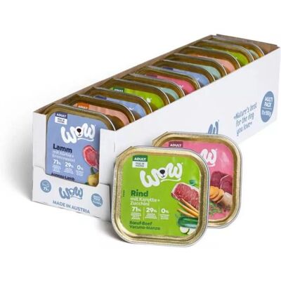 Nourriture pour chiens WOW.Pet WA00150MP - Plusieurs saveurs 150 g Nourriture pour chiens WOW.Pet WA00150MP - Plusieurs saveurs 150 g