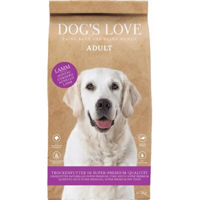 Dog's Love Wysokobiałkowa Sucha Karma z Jagnięciną - 12kg dla Dorosłych Psów Dog's Love Wysokobiałkowa Sucha Karma z Jagnięciną - 12kg dla Dorosłych Psów