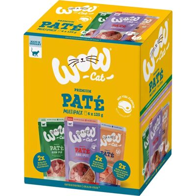 WOW.Pet WCA00125MP Nourriture humide pour chats - Pack multiple 125 g WOW.Pet WCA00125MP Nourriture humide pour chats - Pack multiple 125 g