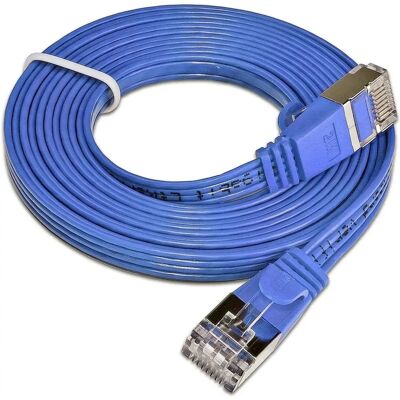 Marca Modello - Cavo di rete Cat6 schermato blu - 0,25 m Marca Modello - Cavo di rete Cat6 schermato blu - 0,25 m