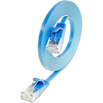 SLIM Patchcords - Slim STP Cat6 - Blu - 7,5 m - Cavo patch SLIM Patchcords - Slim STP Cat6 - Blu - 7,5 m - Cavo patch
