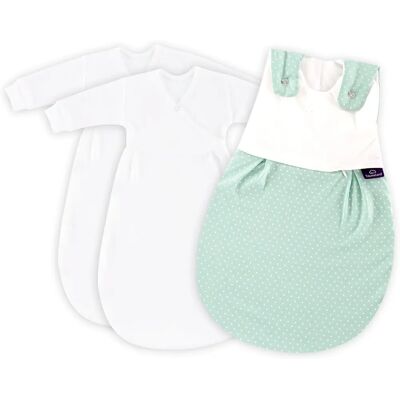 TRÄUMELAND Baby-Schlafsack Set Pünktchen mint - Schlafsack TRÄUMELAND Baby-Schlafsack Set Pünktchen mint - Schlafsack