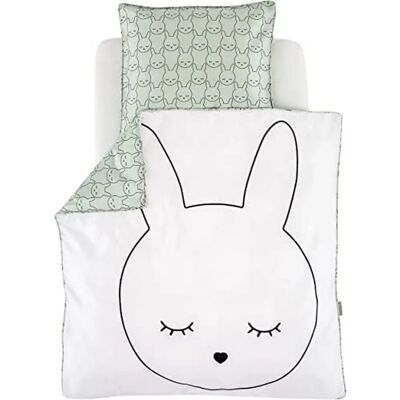 Biancheria da letto per bambini Träumeland - Design Coniglio, 100x135cm Biancheria da letto per bambini Träumeland - Design Coniglio, 100x135cm
