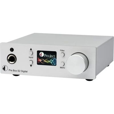 Pro-Ject Förförstärkare Stereo Digital DAC Hörlursförstärkare - Pre Box S2 Digital Pro-Ject Förförstärkare Stereo Digital DAC Hörlursförstärkare - Pre Box S2 Digital
