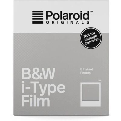 Polaroid B&W i-Type Film - Sofortbildfilm - 8 Stück - für I-Type Kameras Polaroid B&W i-Type Film - Sofortbildfilm - 8 Stück - für I-Type Kameras