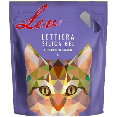 Natural Code LEV Lettiera Silicio alla Lavanda - 5L Natural Code LEV Lettiera Silicio alla Lavanda - 5L