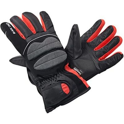 Black Crevice L Ski Gloves - Waterproof, Insulated, Versatile Black Crevice L Ski Gloves - Waterproof, Insulated, Versatile