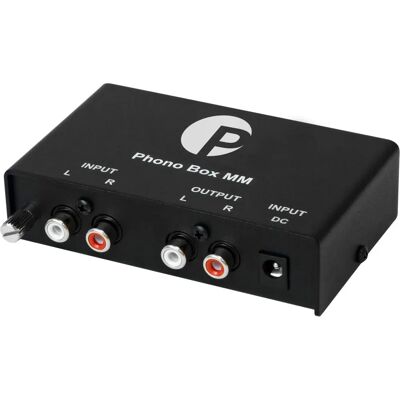Pro-Ject Project Box MM Pré-amplificador de Phono - Preto Pro-Ject Project Box MM Pré-amplificador de Phono - Preto