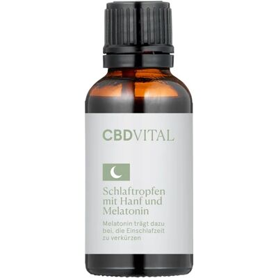 CBD VITAL Schlaftropfen mit Hanf und Melatonin - Schlafhilfe CBD VITAL Schlaftropfen mit Hanf und Melatonin - Schlafhilfe