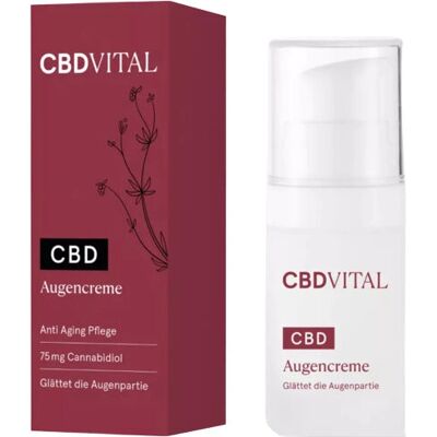 CBD Vital Augencreme - Anti-Aging, Feuchtigkeitsversorgung - 15ml CBD Vital Augencreme - Anti-Aging, Feuchtigkeitsversorgung - 15ml