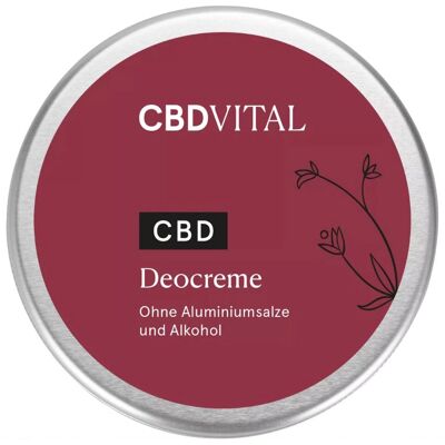 CBD VITAL Deocreme - Natürliche Inhaltsstoffe, Aluminiumfrei, Hautfreundlich - Deocreme CBD VITAL Deocreme - Natürliche Inhaltsstoffe, Aluminiumfrei, Hautfreundlich - Deocreme