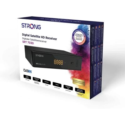 Strong SRT7030 HD Satellitt-TV-boks - Dekoder Strong SRT7030 HD Satellitt-TV-boks - Dekoder